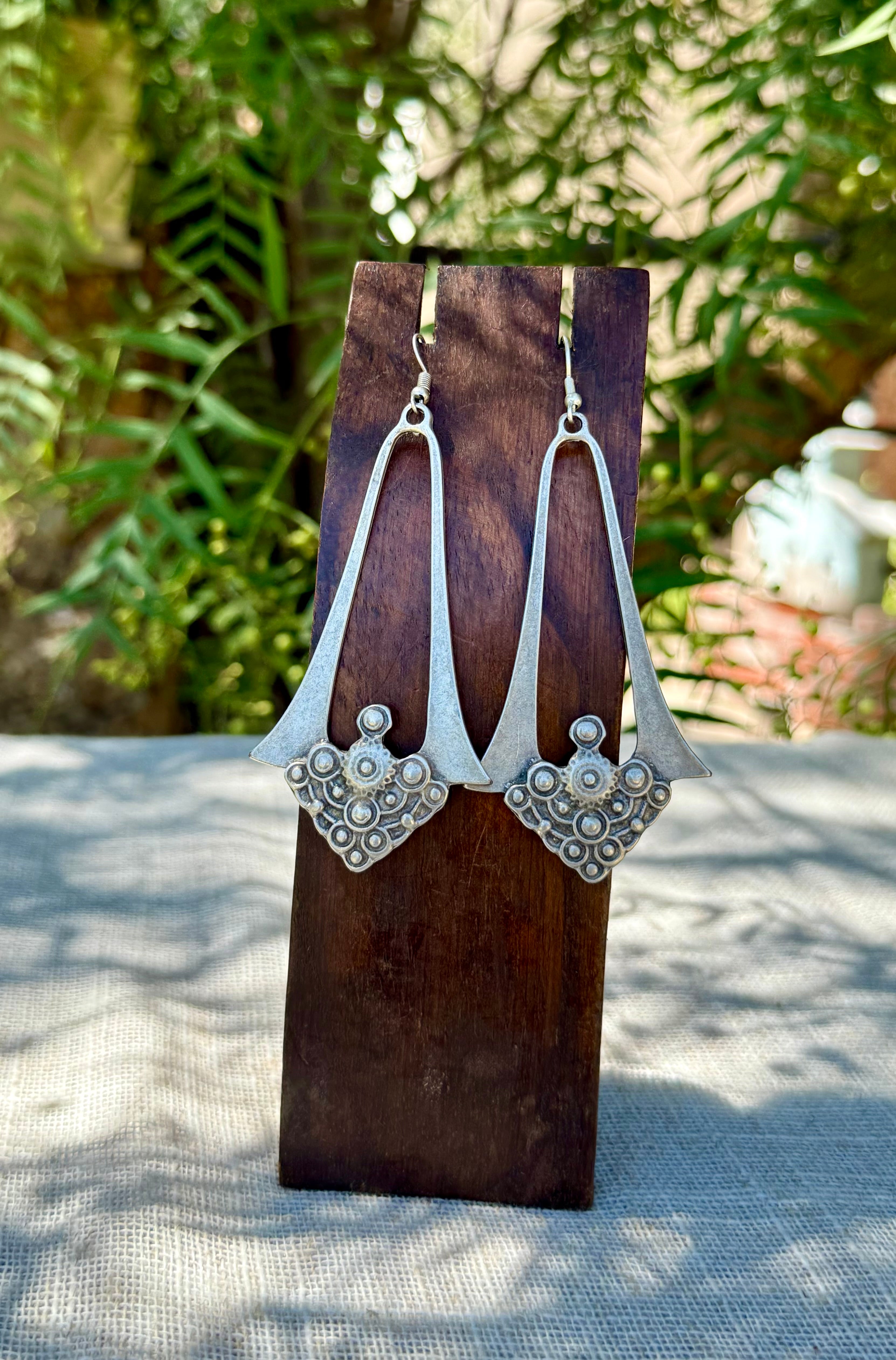 Pewter Earring 028