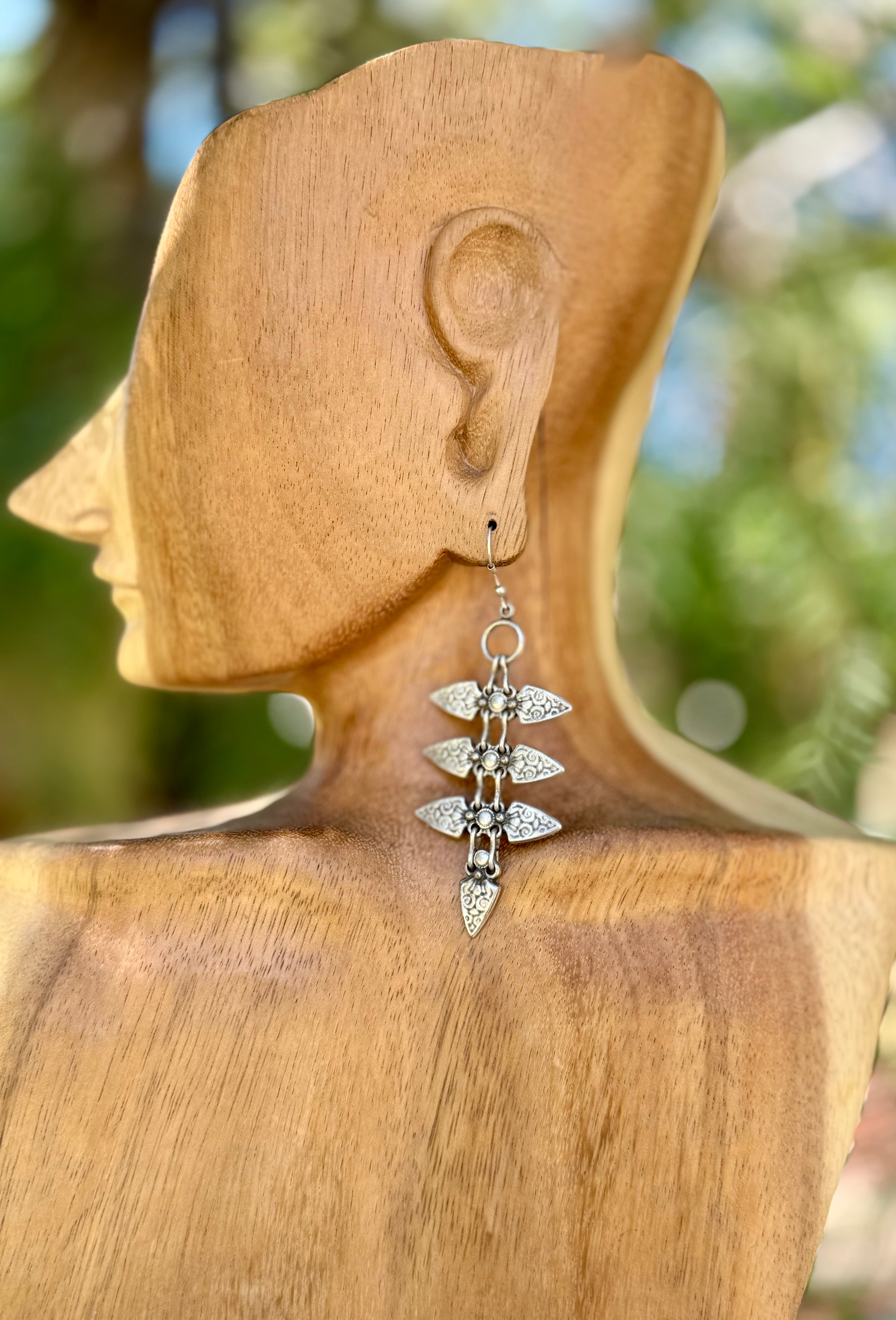 Pewter Earring 012