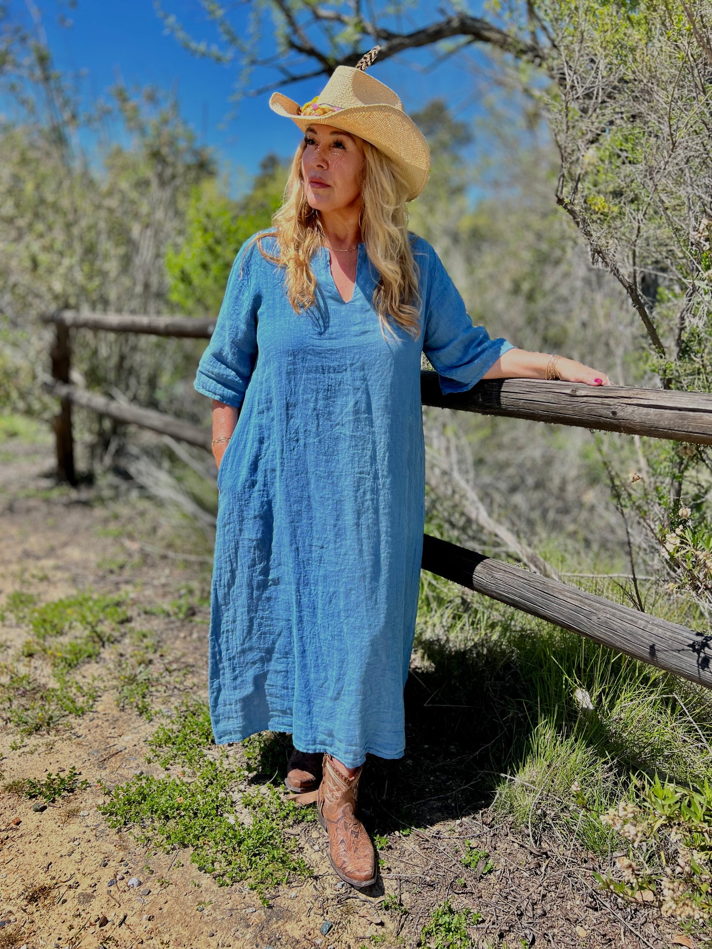 Ofelia linen dress