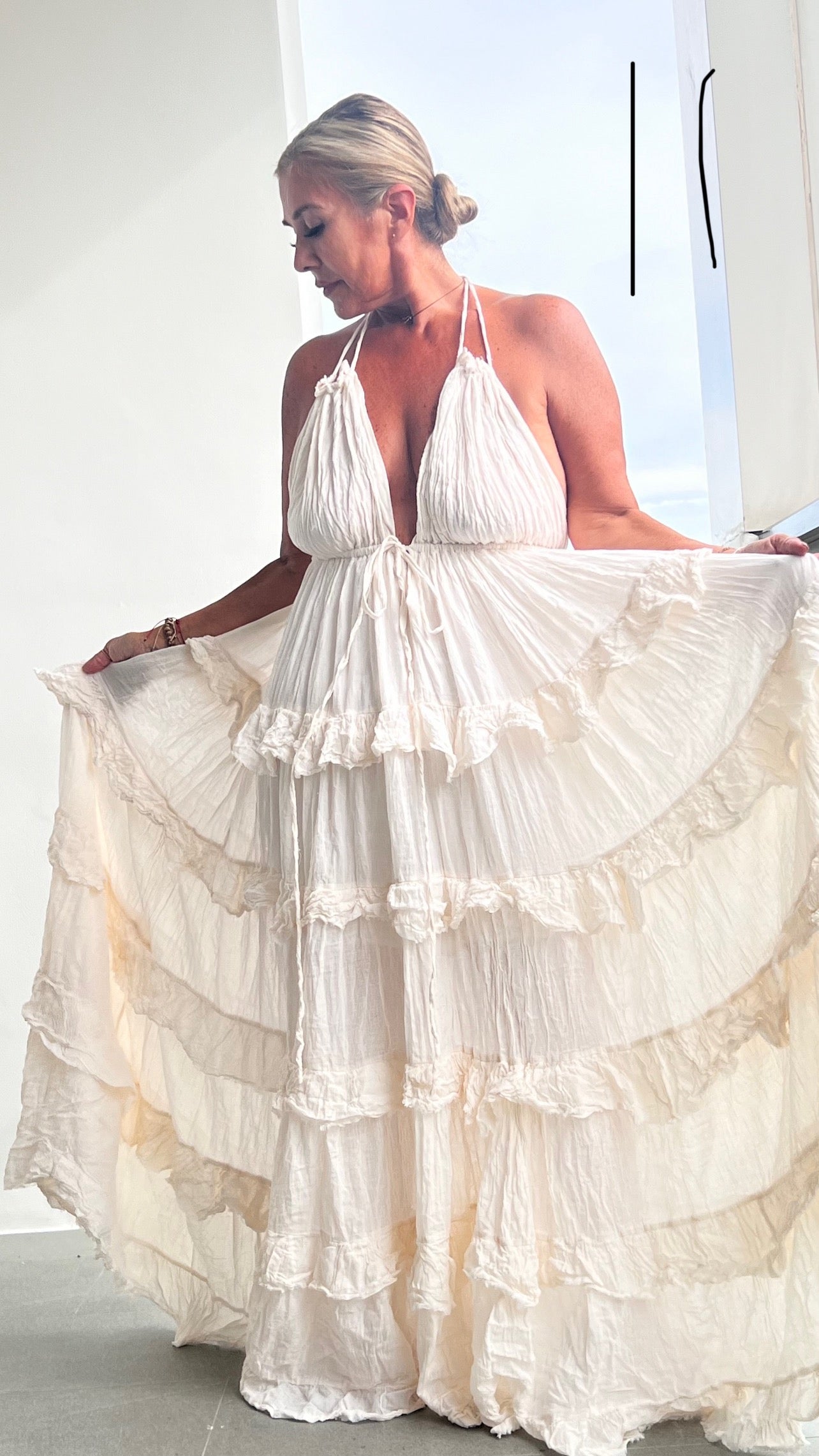 knee length dresses for ladies Esmeralda Maxi Dress