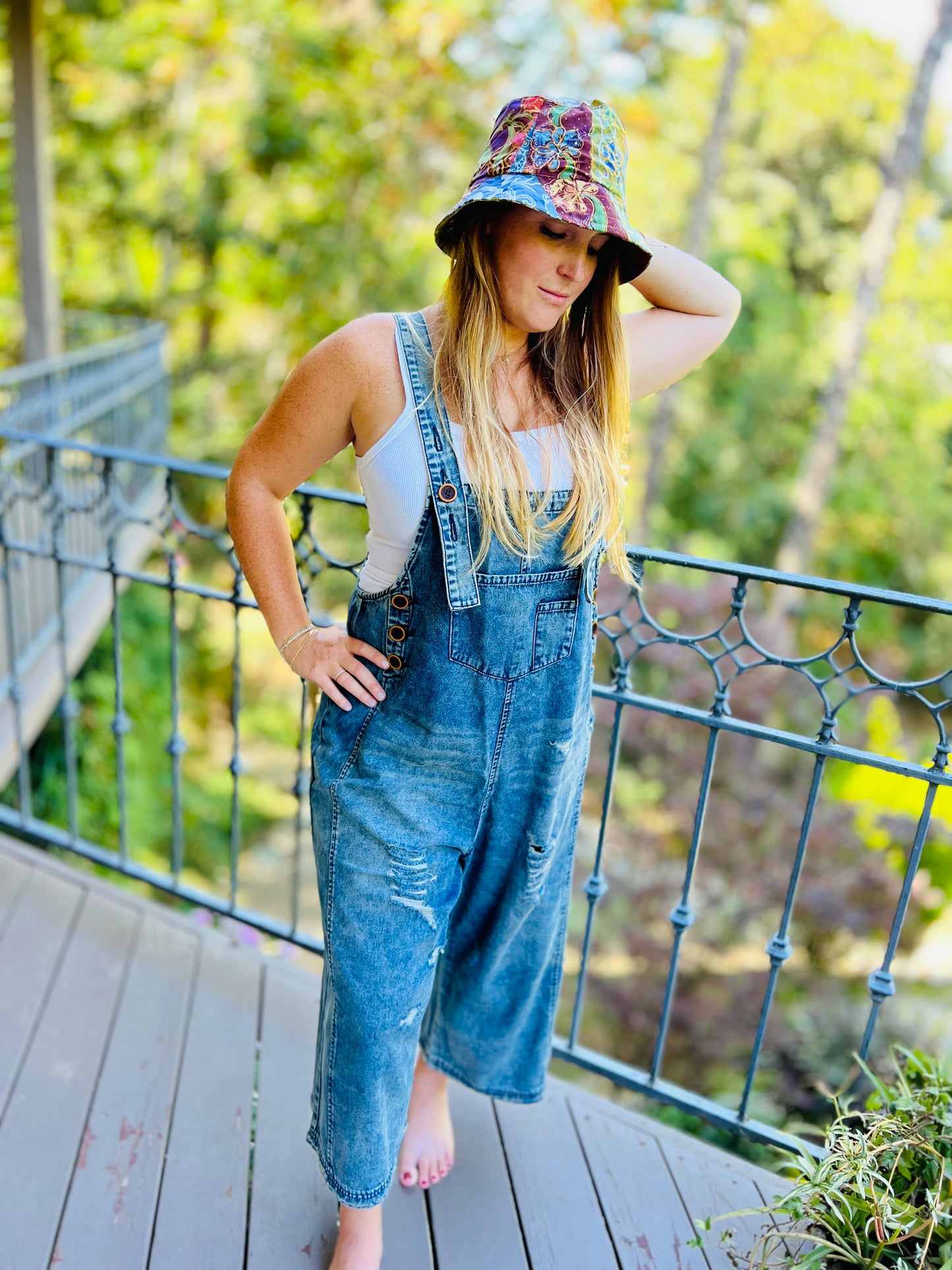 Vintage oversized overalls