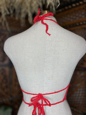 Sunny Crochet Halter Top