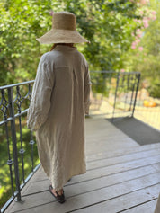 Grace Button Down Linen Dress