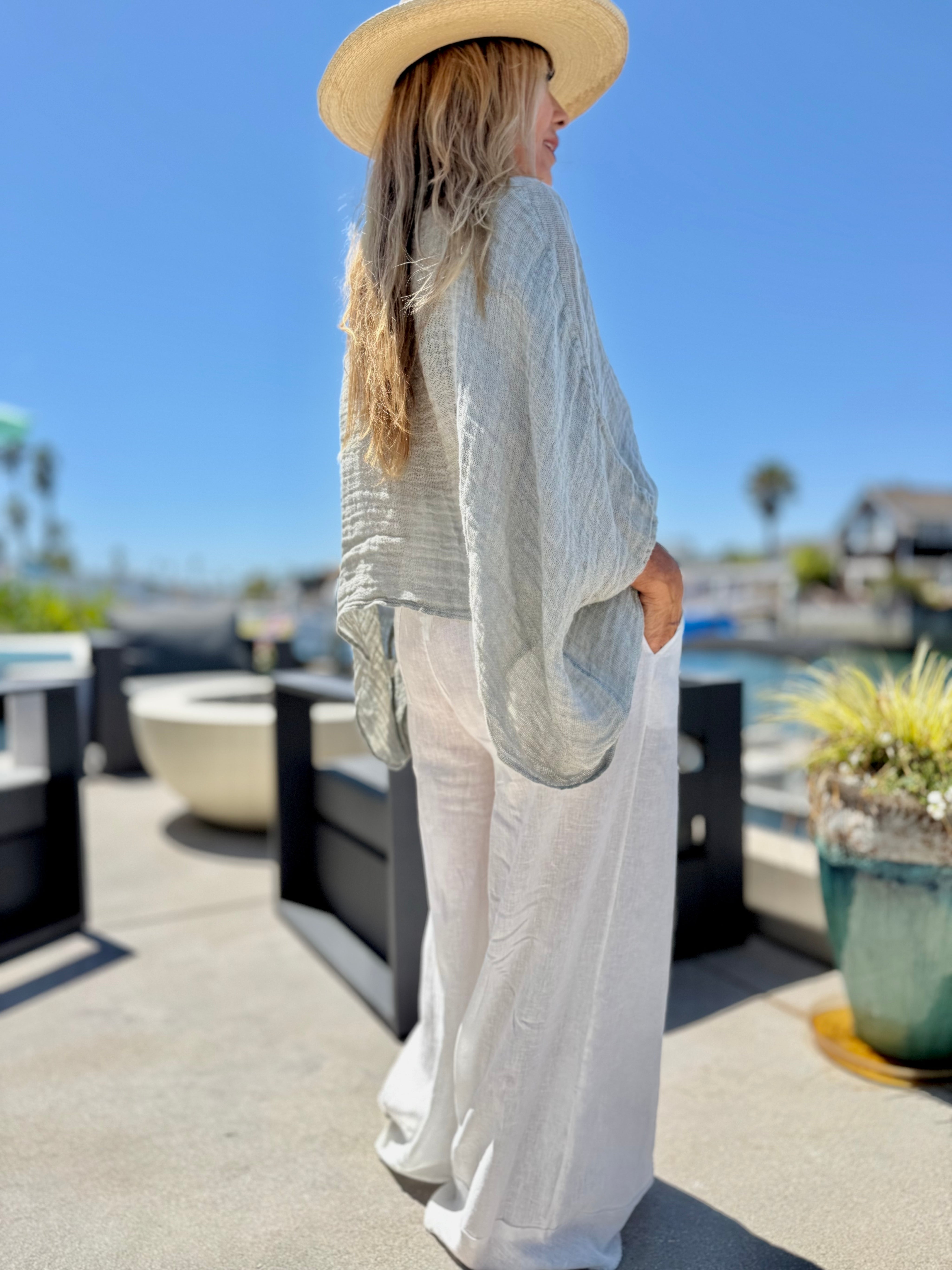 Margo Frayed Hem Pants