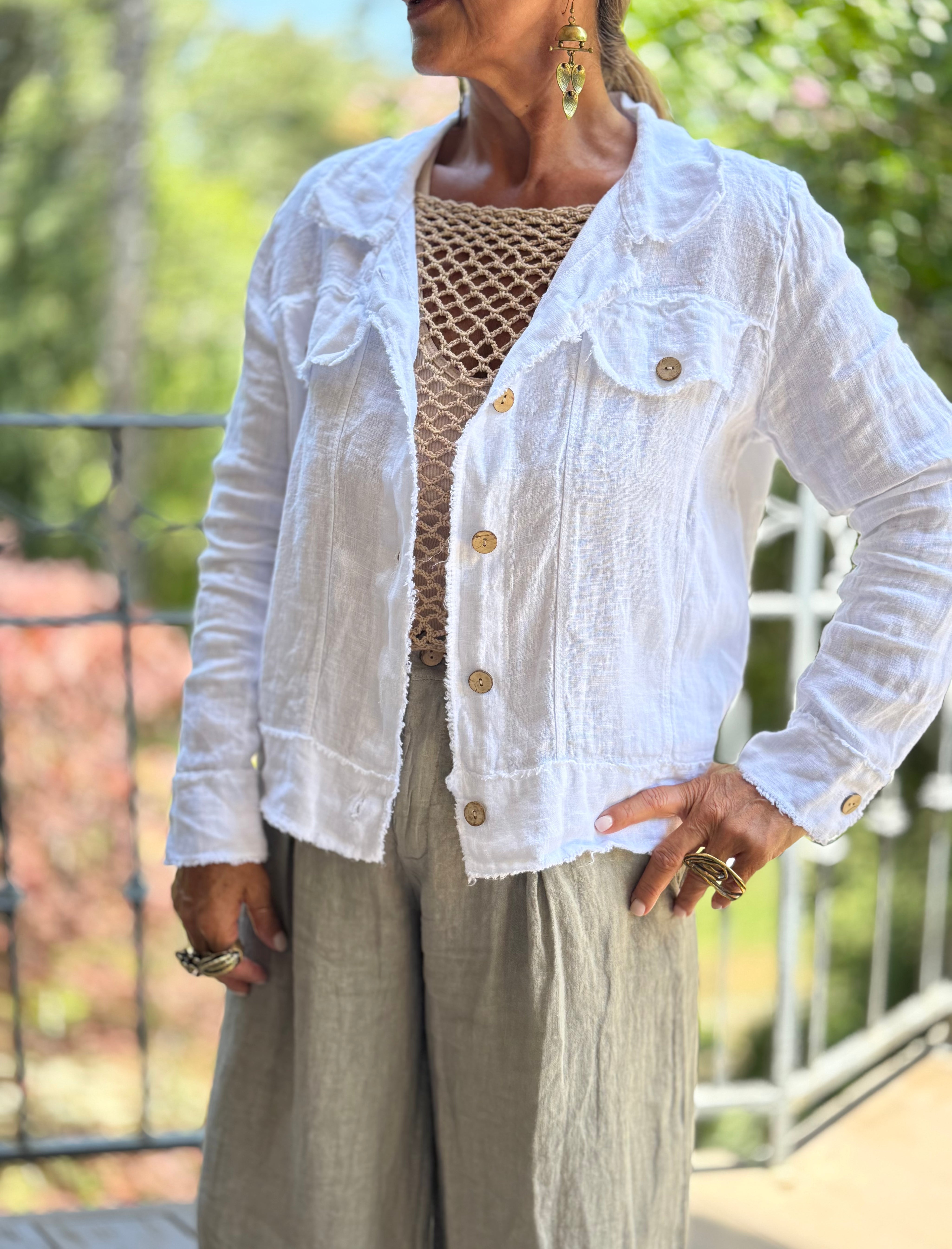 Lana Linen Jacket