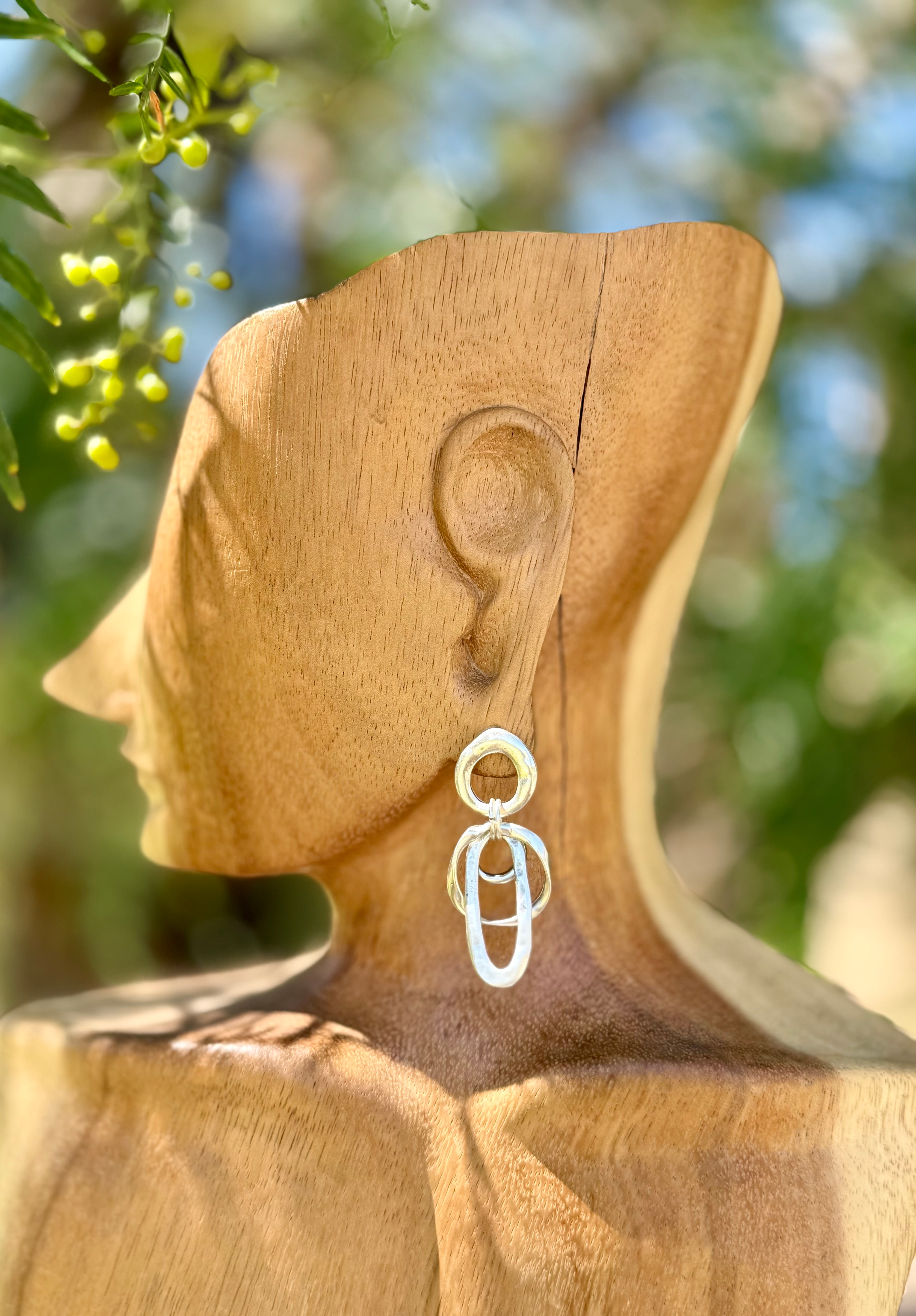 Pewter Earring 029