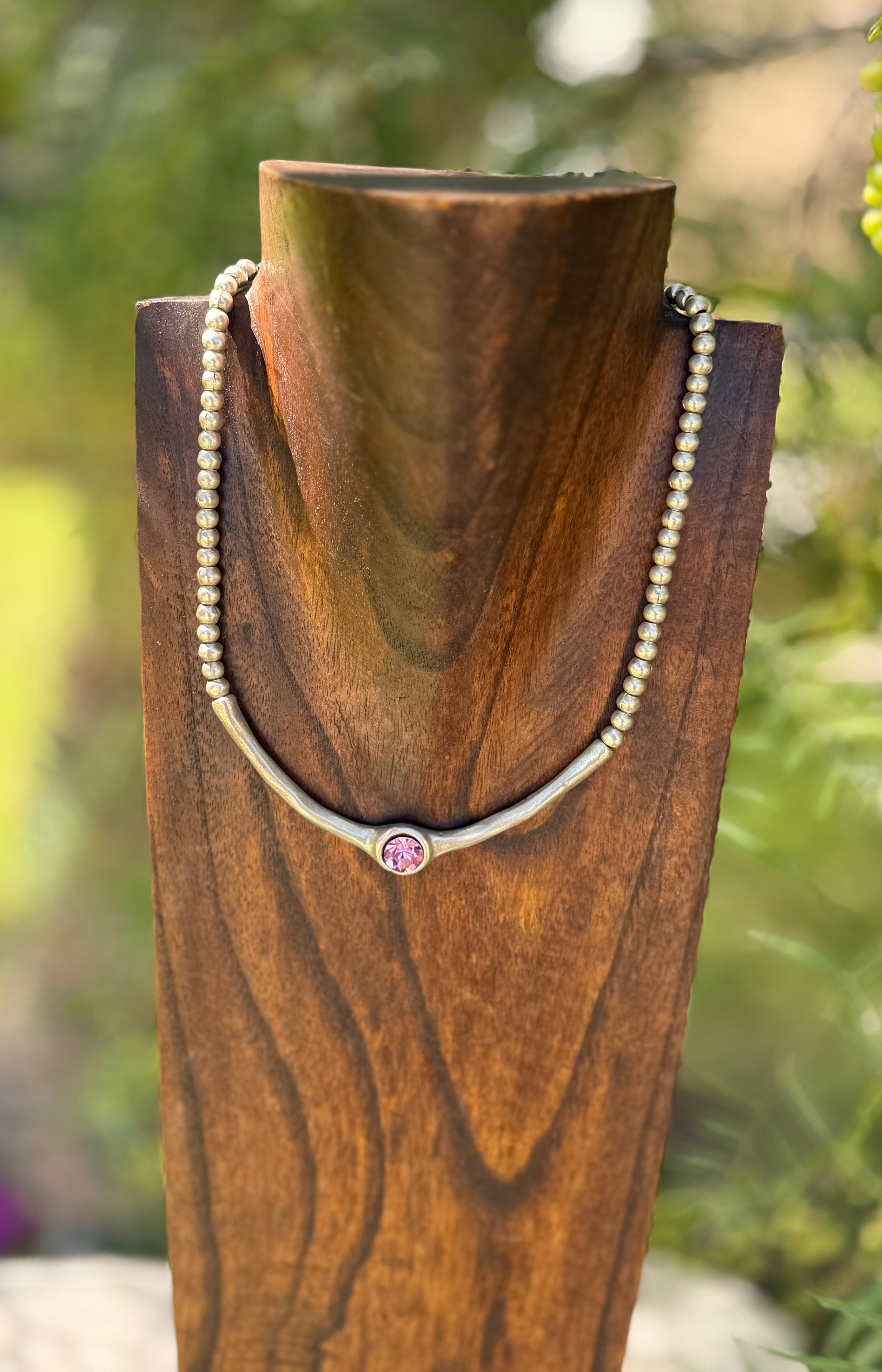 Pewter Necklace 016