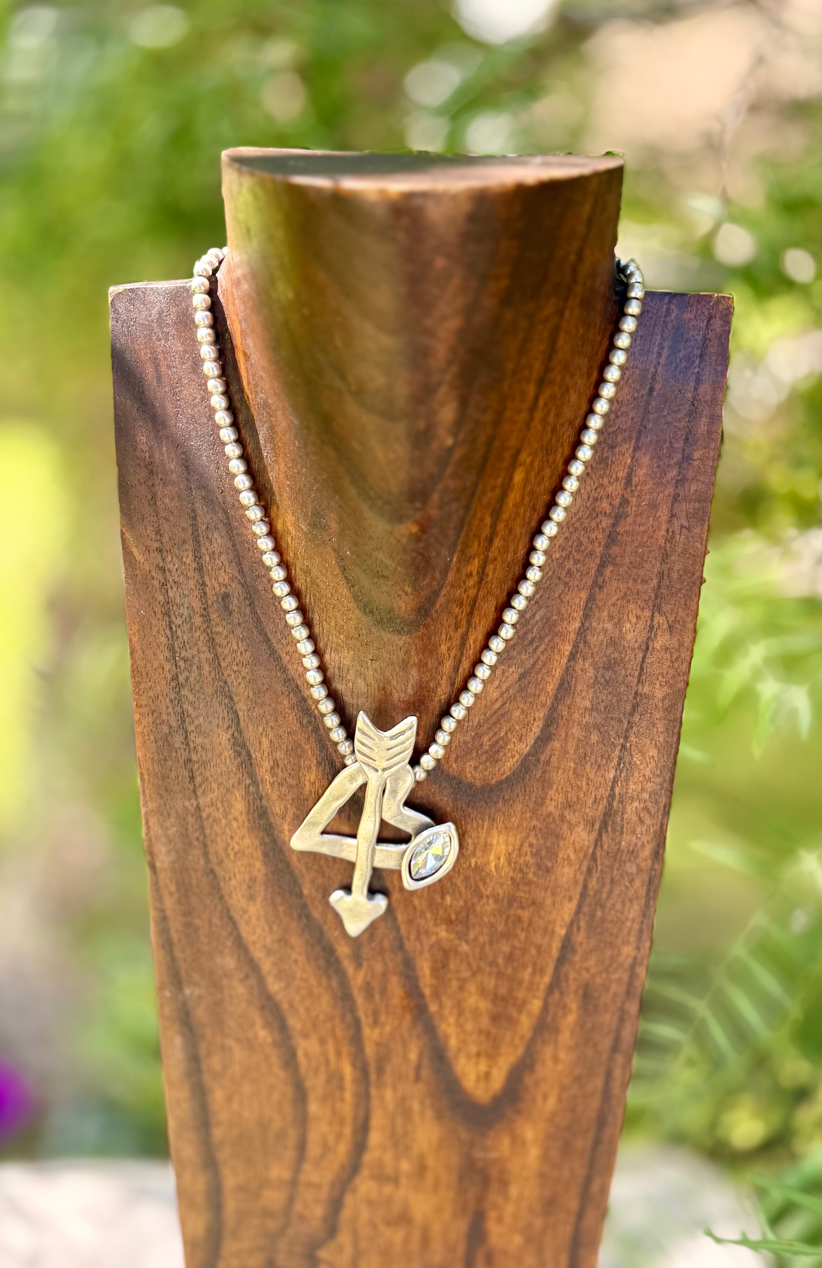 Pewter Necklace 013