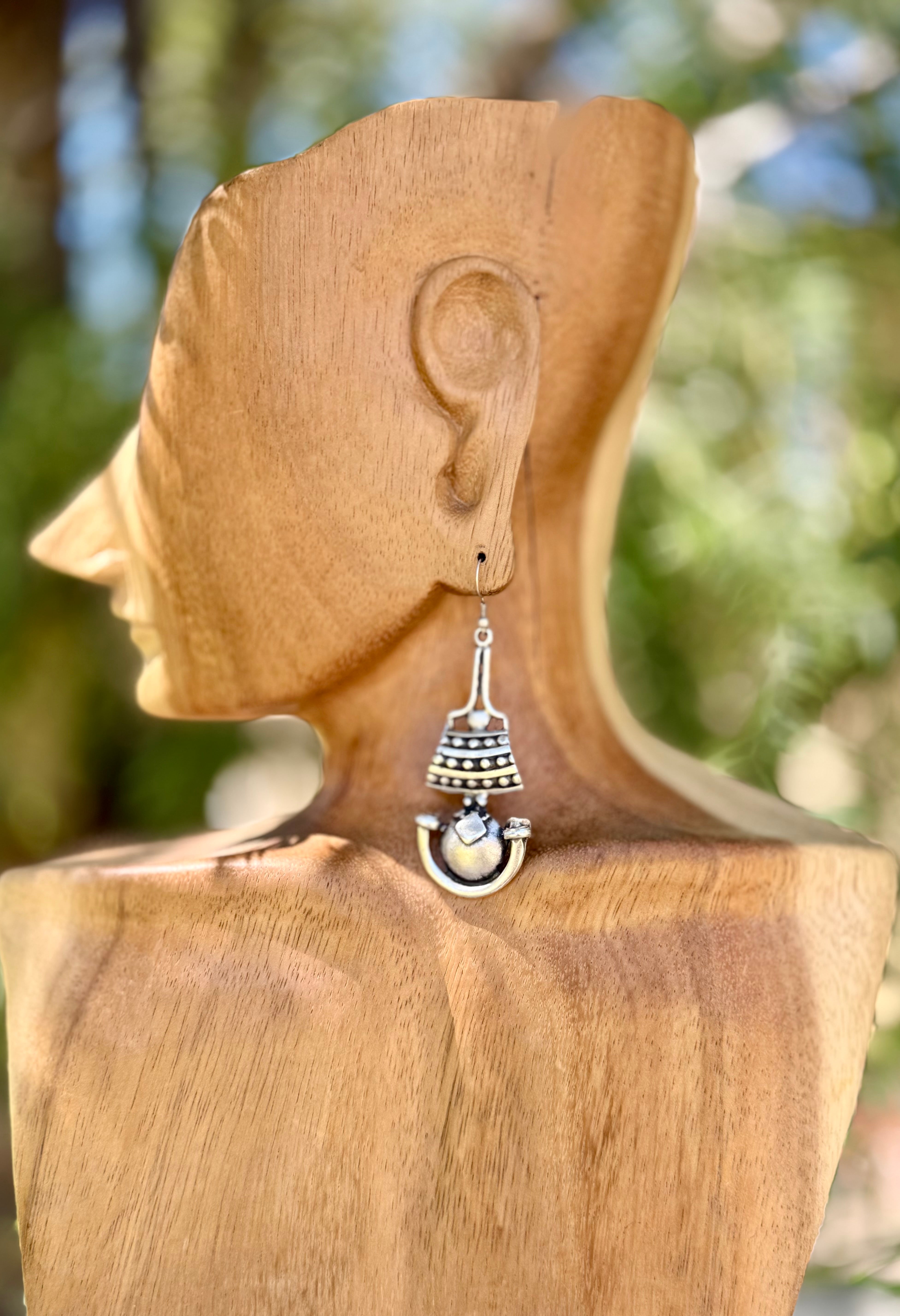 Pewter Earring 009