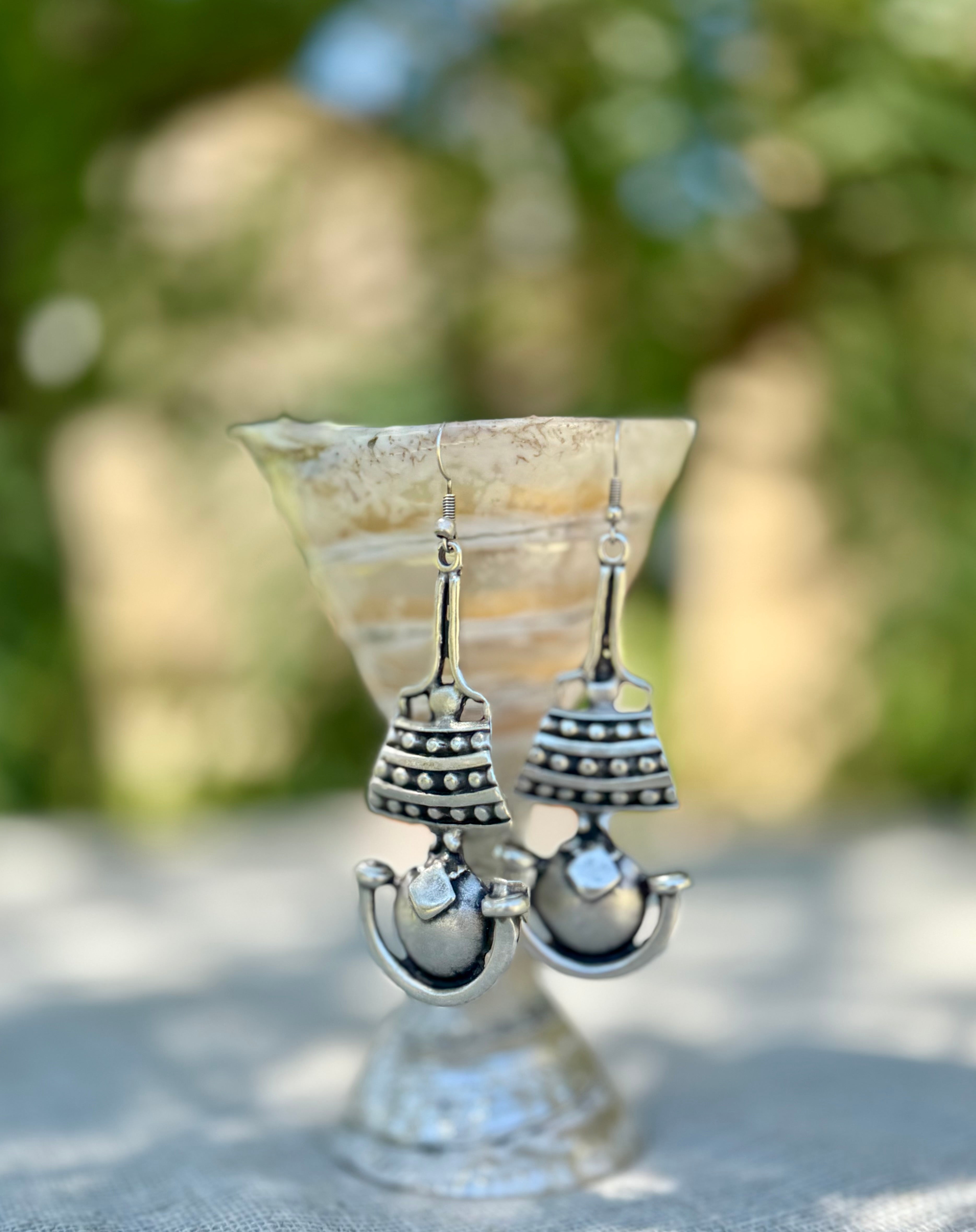 Pewter Earring 009