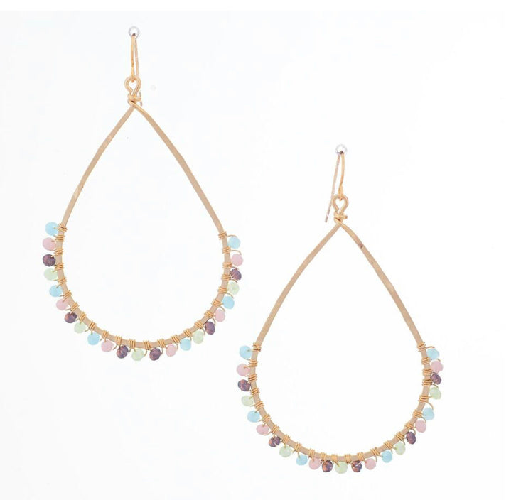 Celestial Crystal Gold Plated Earring